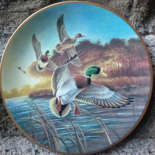 The Elk by Paul Krapf Plate #8364A - Etsy Canada