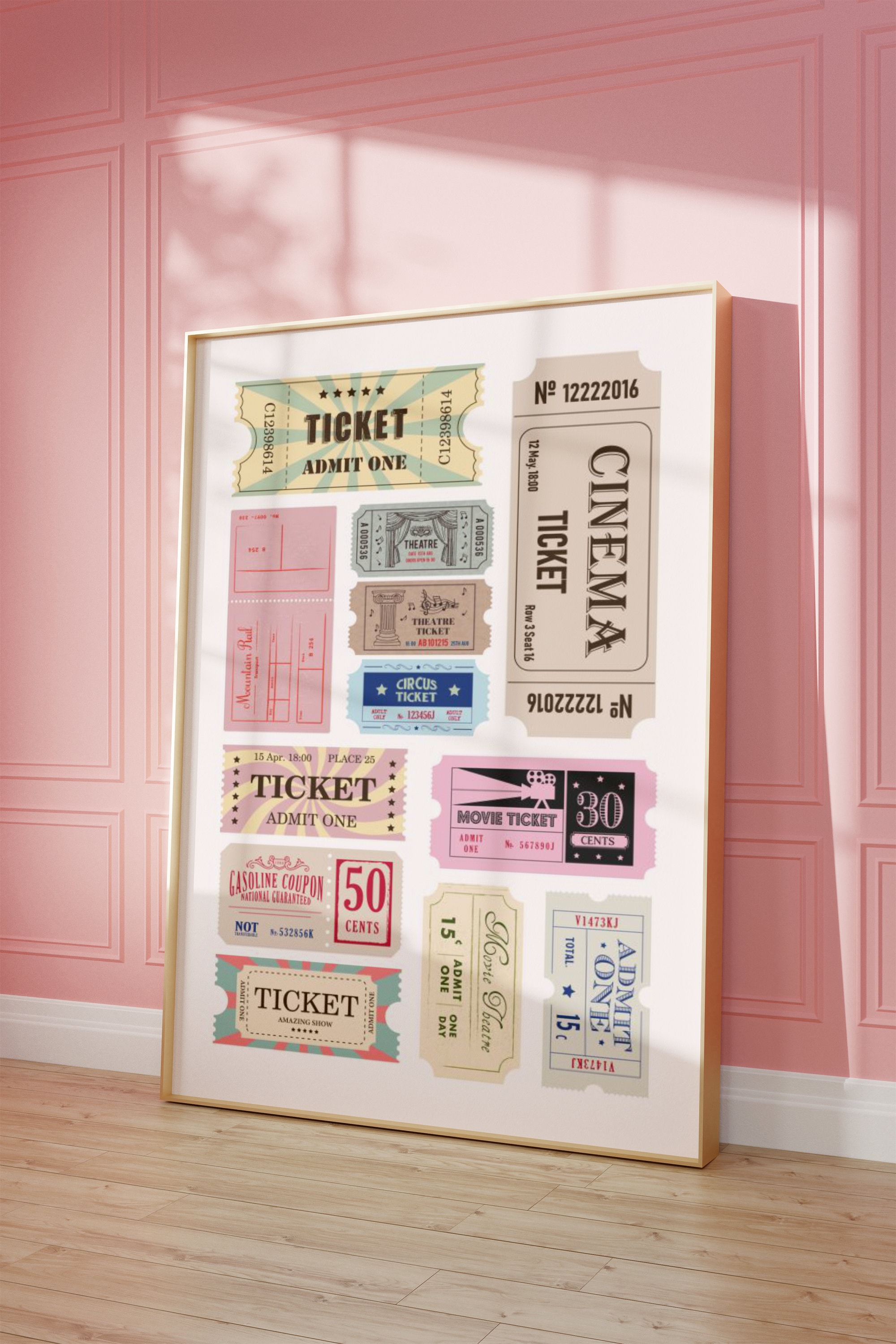 Vintage movie ticket - Etsy 日本