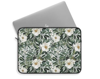 Laptophoes Bloemen lichtgewicht laptophoes met ritssluiting Tablethoes Laptopbeschermers Tech-accessoires Reis-tech-accessoires Kantoor