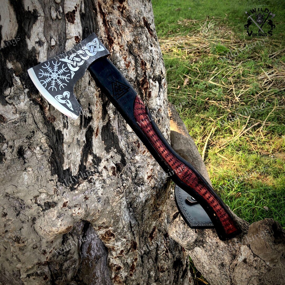 Hand-forged Viking Axe, Norsemen Axe, Fantsy Axe Gift for Him, Ragnar ...