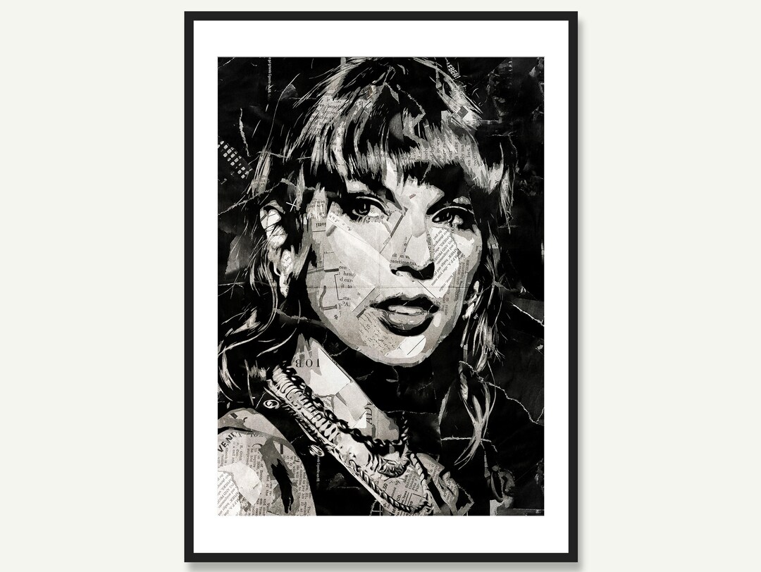 Music Icon Collage Art Printable Poster Music Legend Print Music Artist