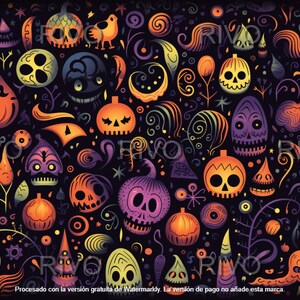 Enchantingly Spooky Digital Decorations: Drawings for the Halloween Season