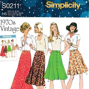 Simplicity S0211/8019 - Sewing Patterns - 1970s Vintage