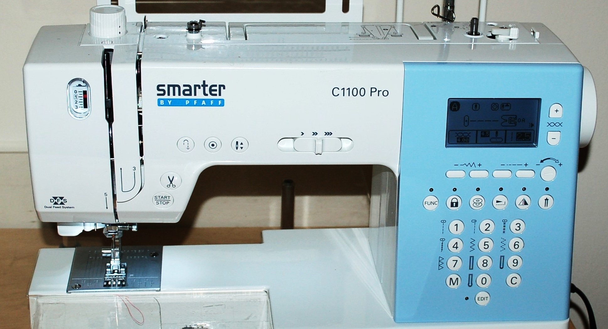 Sewing Machine PFAFF Smarter C1100 Pro Computerized Quilting and Sewing Machine With Large