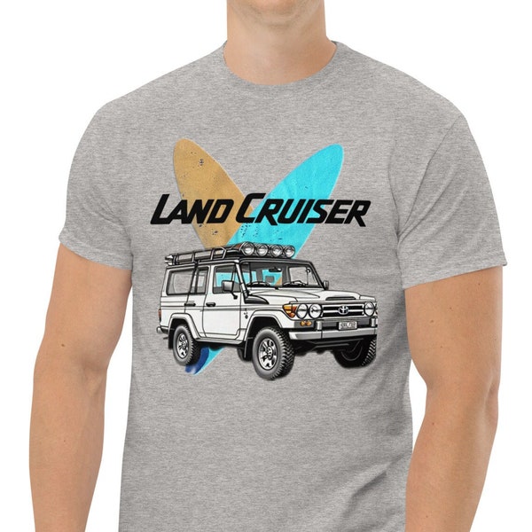 70 Series Land Cruiser surf tshirt, Surf Cruiser shirt, Landcruiser tshirt, surf style Tshirt, Gift idea, surfer tshirt, classic car