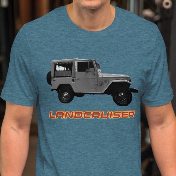 LandCruiser t-shirt, Vintage tshirt, retro offroad tshirt, Toyota tee, fj40 fj60 tshirt