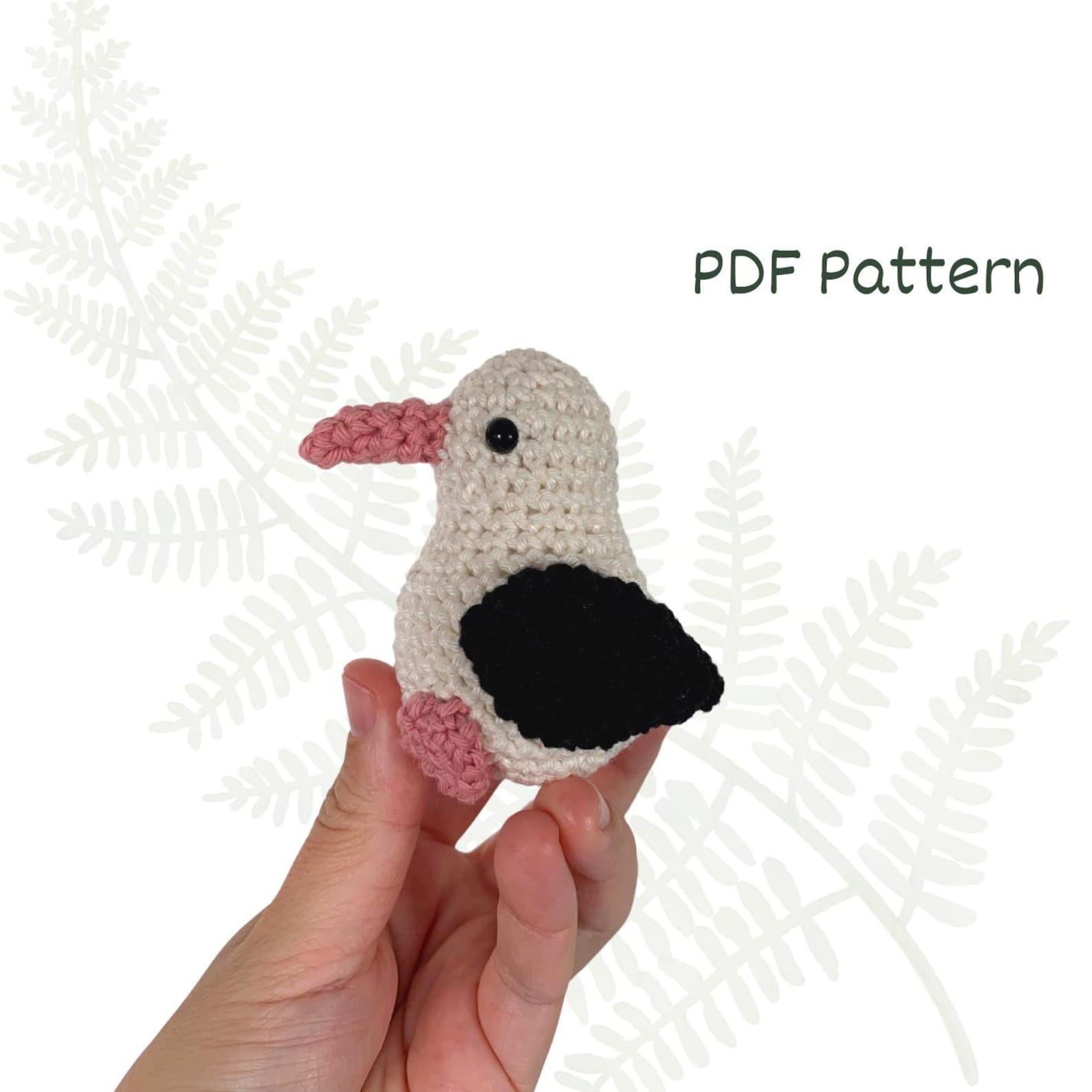 Royal Albatross Crochet Pattern: Amigurumi Bird Plushie (PDF Pattern ...
