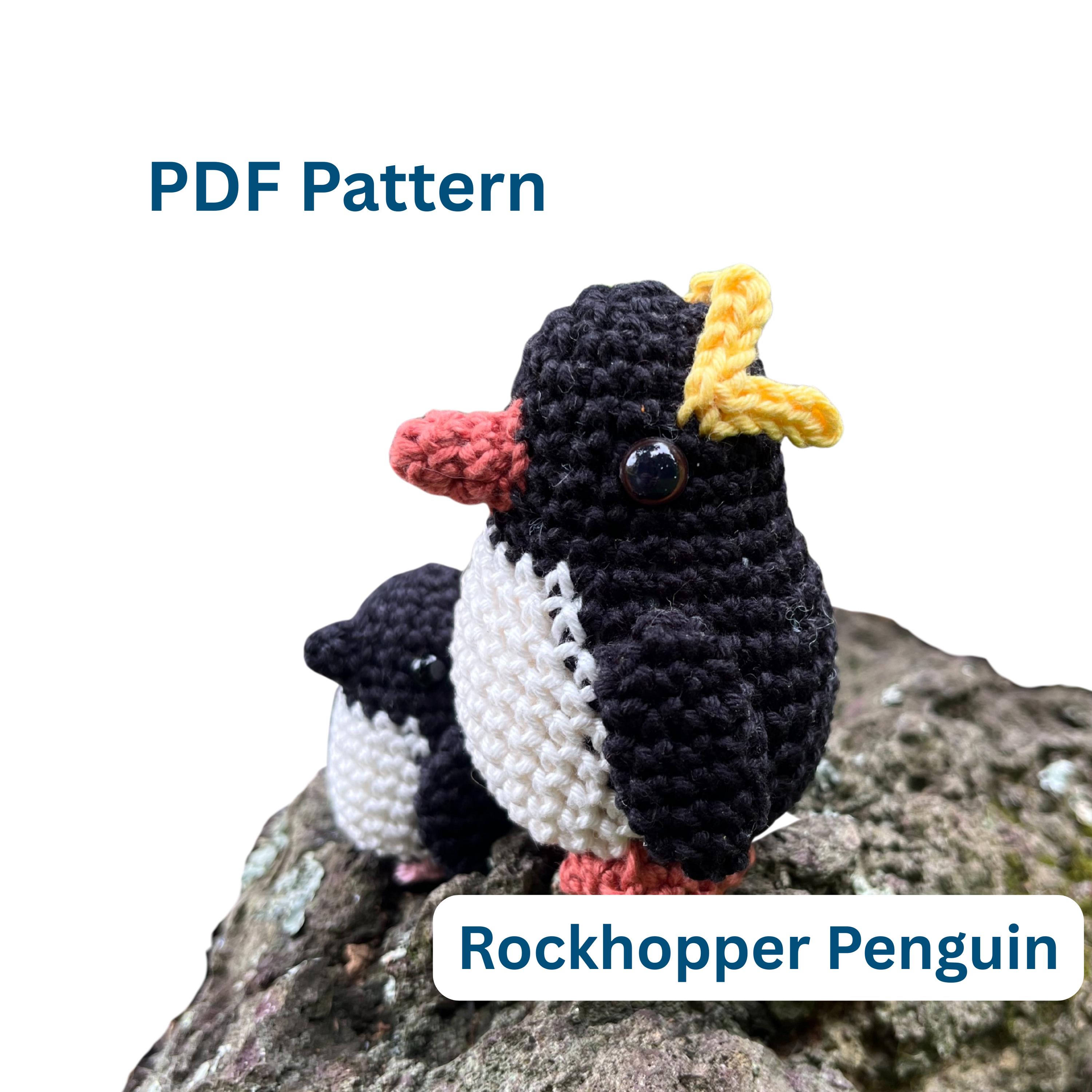 39 Crochet Penguin Patterns, Amigurumi, Blankets, and Keychains 26 Rockhopper Penguin Crochet