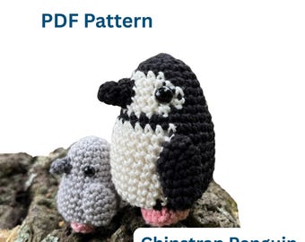 Chinstrap Penguin Crochet Pattern, Bird Amigurumi (PDF Pattern)