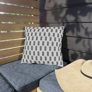 Swinger Lifestyle Upside Down Pineapple Outdoor Pillow