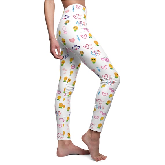 Swinger Lifestyle Upside Down Pineapple Sexy Cute Leggings, Swingers  Clothing, Swinger Apparel