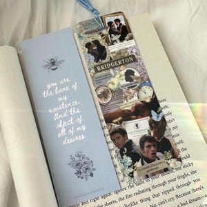 Anthony Bridgerton Bookmark | Romance Bookmark | Bridgerton | Love | Book Gift | Book Lover | Collage Bookmark | Reader |