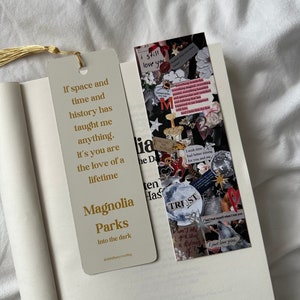 Magnolia Parks Bookmark Romance Bookmark Magnolia Parks Universe Daisy Haites Book Gift Book Lover Collage Bookmark Reader zdjęcie 7