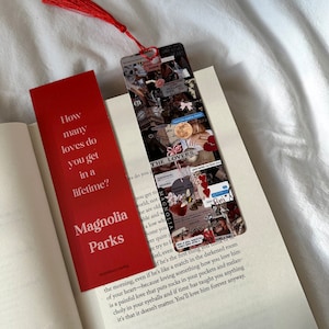 Magnolia Parks Bookmark Romance Bookmark Magnolia Parks Universe Daisy Haites Book Gift Book Lover Collage Bookmark Reader zdjęcie 3