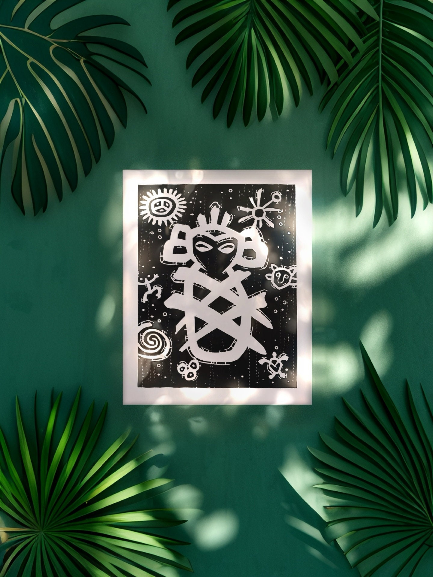 Taino Tribal Symbols, Arawak Poeple Petroglyphs Art - Etsy