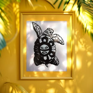 Puerto Rico Taino Sun Symbols, Tribal Arawak Indian Petroglyphs Artwork