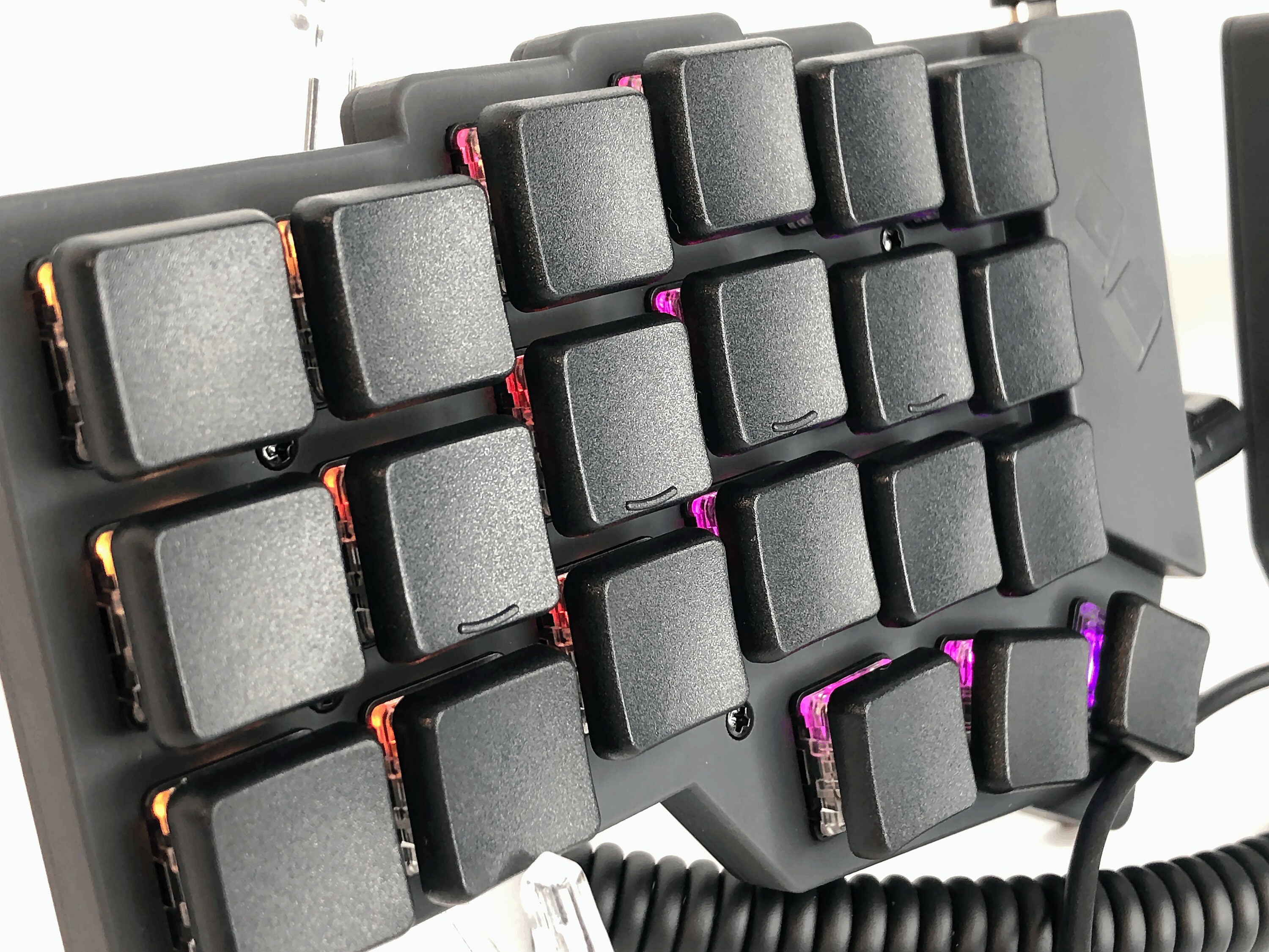 Corne Choc Low Profile Ortholinear Ergonomic Mechanical Split Keyboard