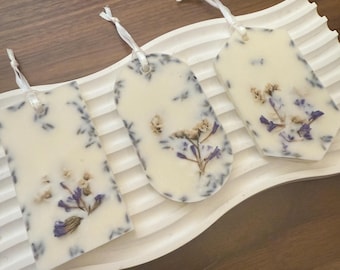 Scented Soy Wax Sachet Set: Floral Aroma Tablets, Natural Home Fragrance