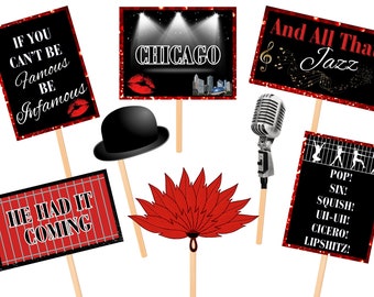 WICKED Photo Booth Props / Instant Download DIY Printable / - Etsy