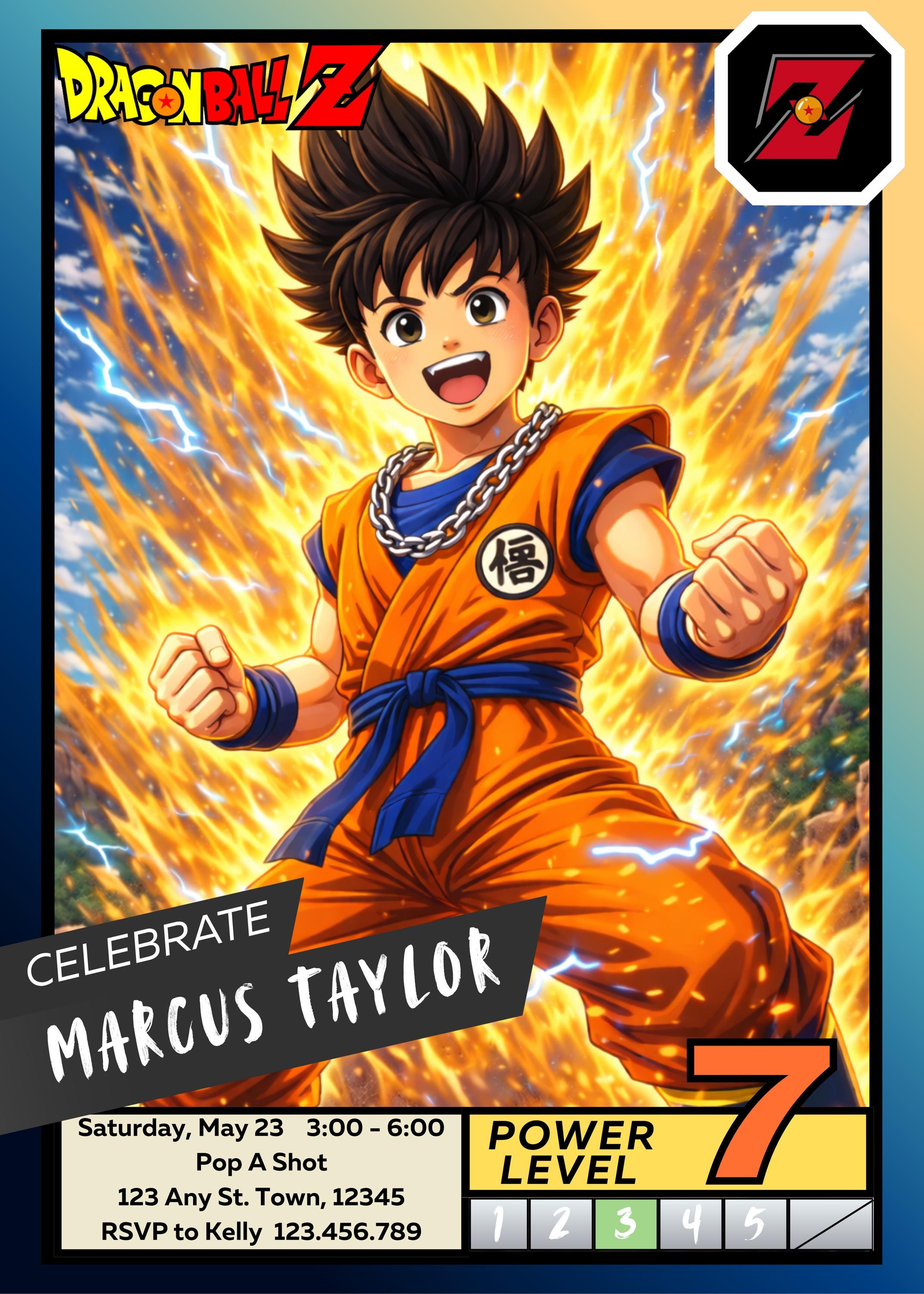 Dragon ball birthday card - Etsy 日本