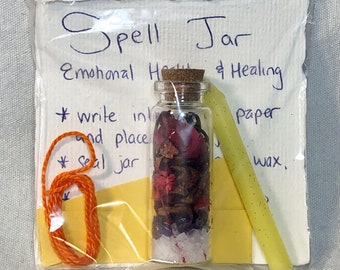 Emotional Healing Spell Jar, Healing Spell Jar, Spell Kit, Breakup Recovery Spell Kit