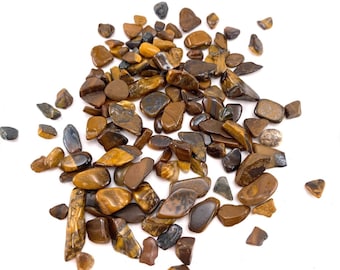 Tiger's Eye Crystal Gravel - Tiger's Eye Gravel Chips