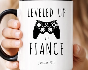 Fiance Gift, Engagement Gift for Him, Fiance Coffee Mug, Future Husband Gift, Fiance Valentines Gift (VM-MIFIANCE)