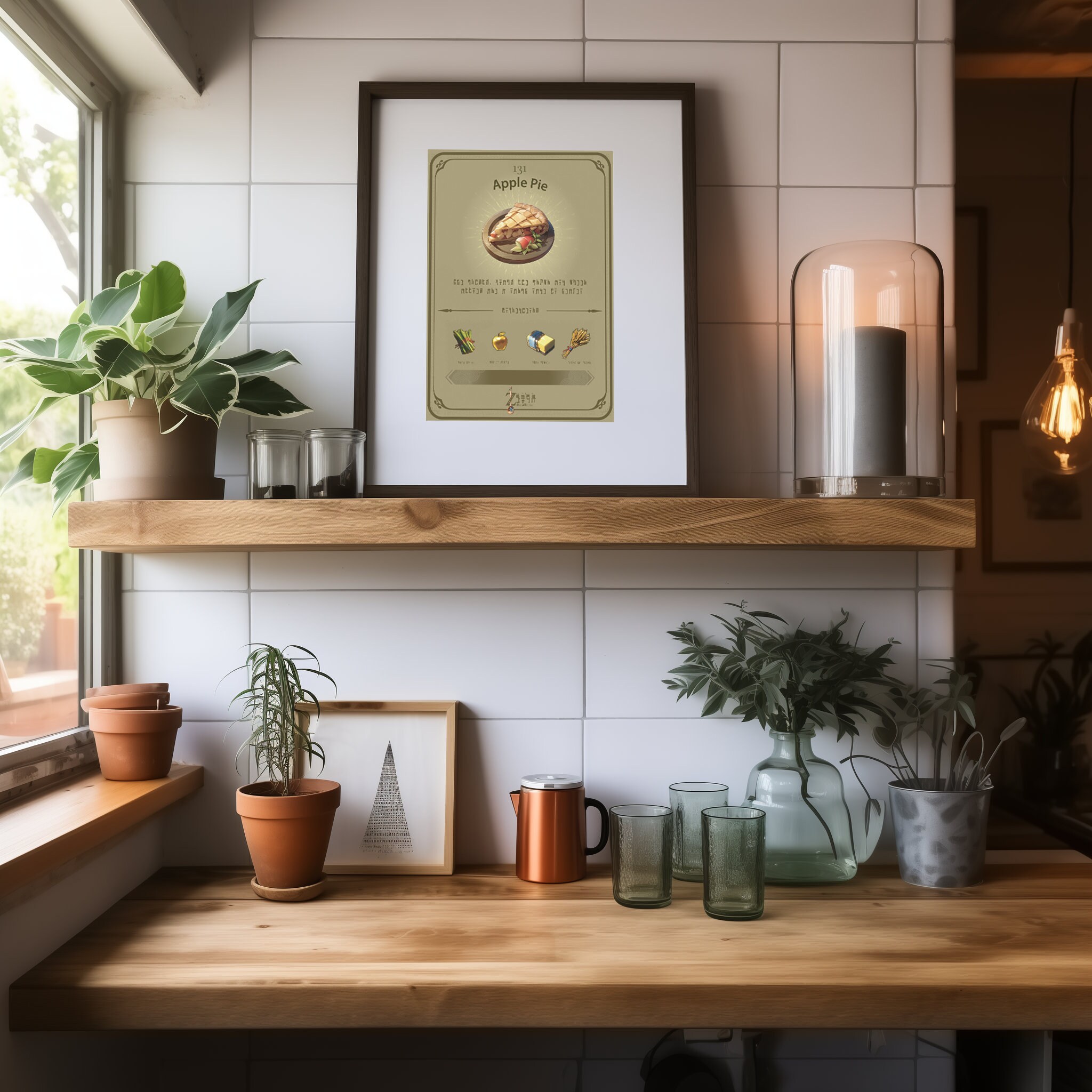 Apple Pie Recipe Digital Art Print From Zelda Totk - Etsy