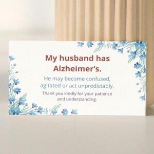 Tarjeta de acompañante del cuidador (ARCHIVO DIGITAL) - Nomeolvides, esposo, Alzheimer