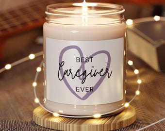 Candela profumata alla soia Best Caregiver Ever, 9oz