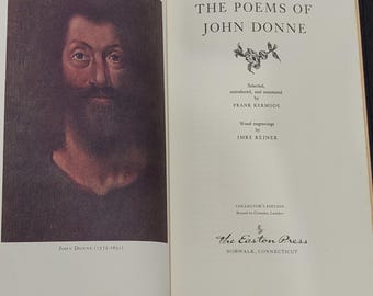 Vintage 1970's Poetry of John Donne Easton Press