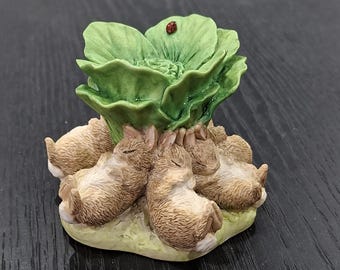 Vintage Beatrix Potter Figurine "The Flopsy Bunnies" Limited Edition
