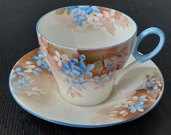 Vintage Shelley Small Cup Duo, made in England.