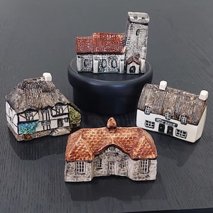 ヴィンテージミニチュアTey陶器の家、カントリーサイドコレクション、ミニチュアブリテン