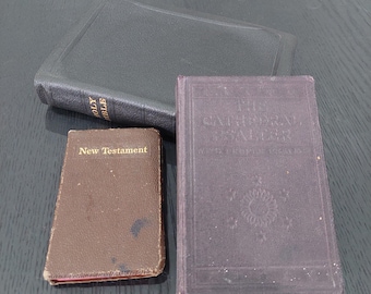 Vintage Early 1900's Collectible Bibles and Psalter