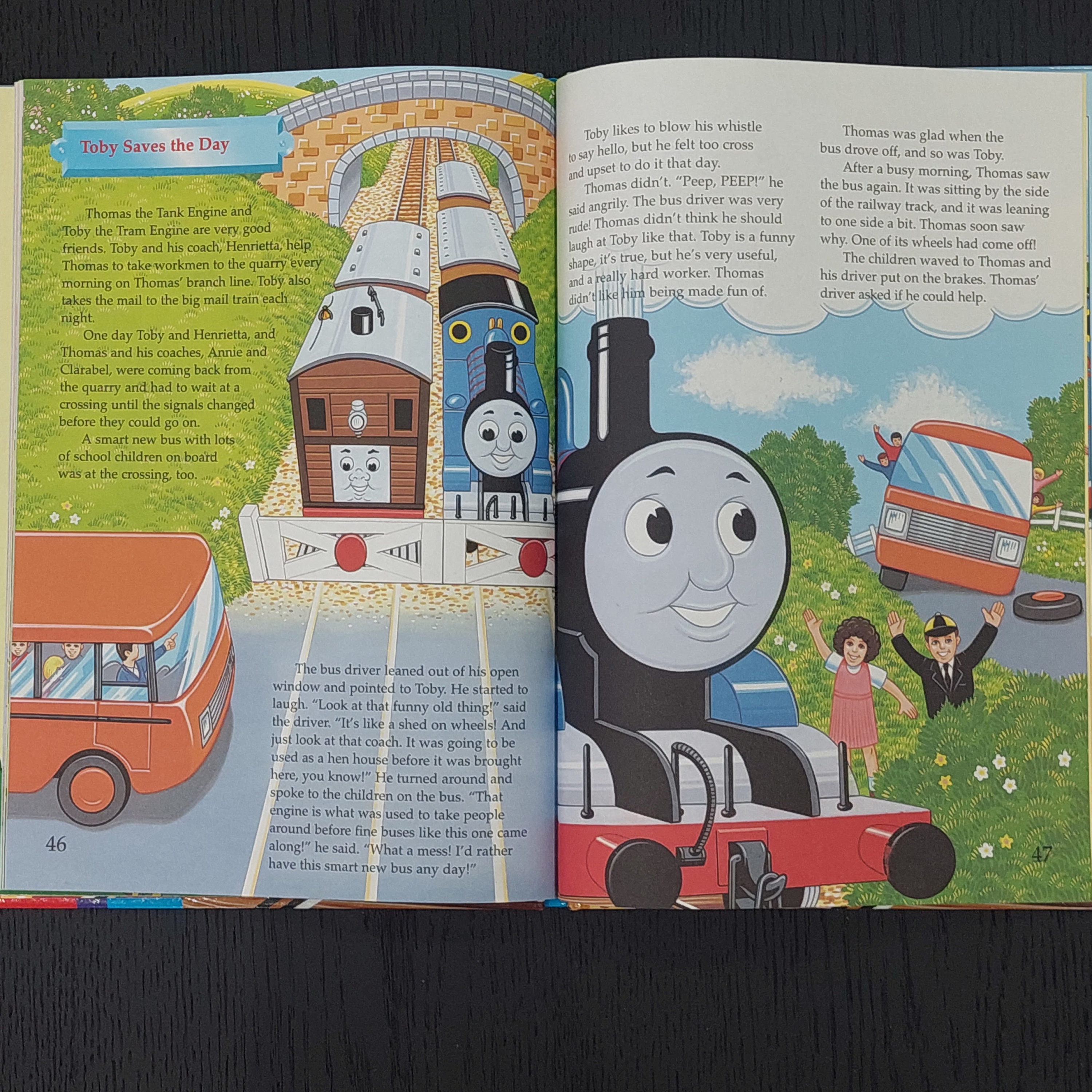 ヴィンテージきかんしゃトーマス バンパーブック：ストーリー、ゲーム