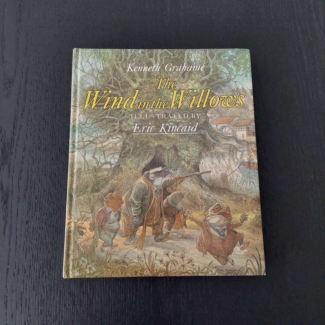 Vintage 1980's "the Wind in the Willows" by Kenneth Grahame - Etsy