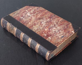 Antique 1855 "The Leisure Hours" Jan -Dec