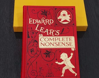 Vintage 1996 Folio Society Edward Lear's Complete Nonsense