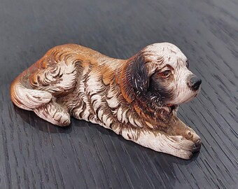 ヴィンテージのミニチュア・セントバーナード犬の置物 - Etsy 日本