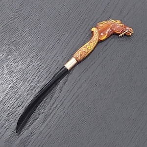 Vintage Horse Head Handled Shoehorn 28cms