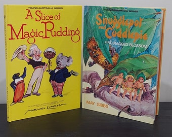 Snugglepot and Cuddlepie by May Gibb, and A Slice of Magic Pudding by Norman Lindsay, Australian Children's Classic Stories