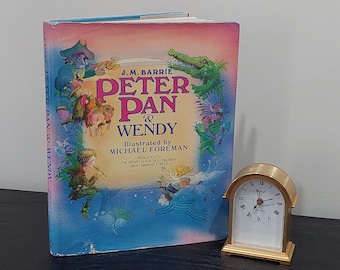 Vintage 1988, "Peter Pan & Wendy" by JM Barrie, Illustrated by Michael Forman,