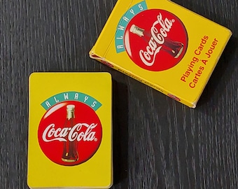 コカ・コーラ シリーズ4のヴィンテージ コレクターカード 4パック。1