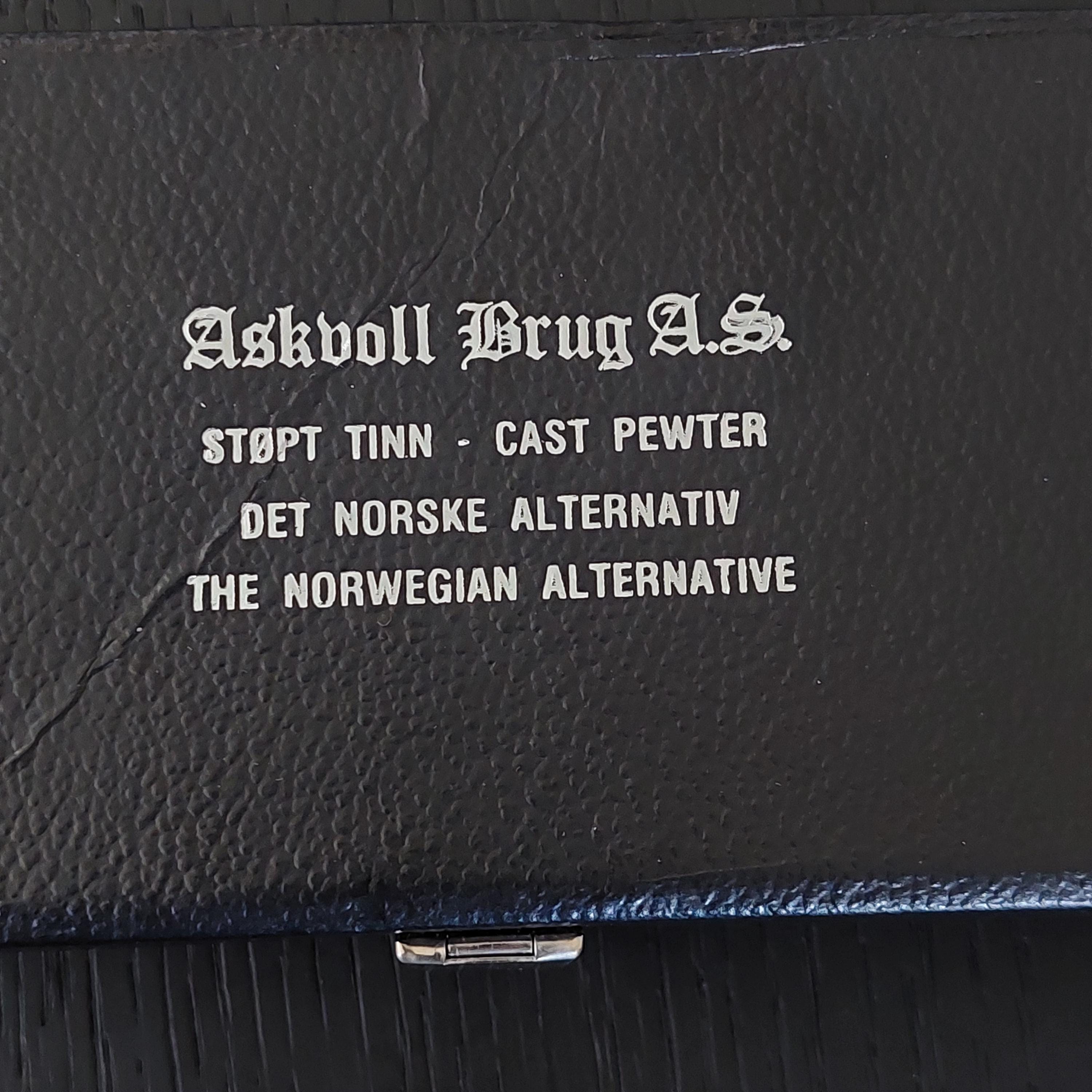 Vintage Norwegian Wedding Spoon by Askvoll Brug A.S. Pewter