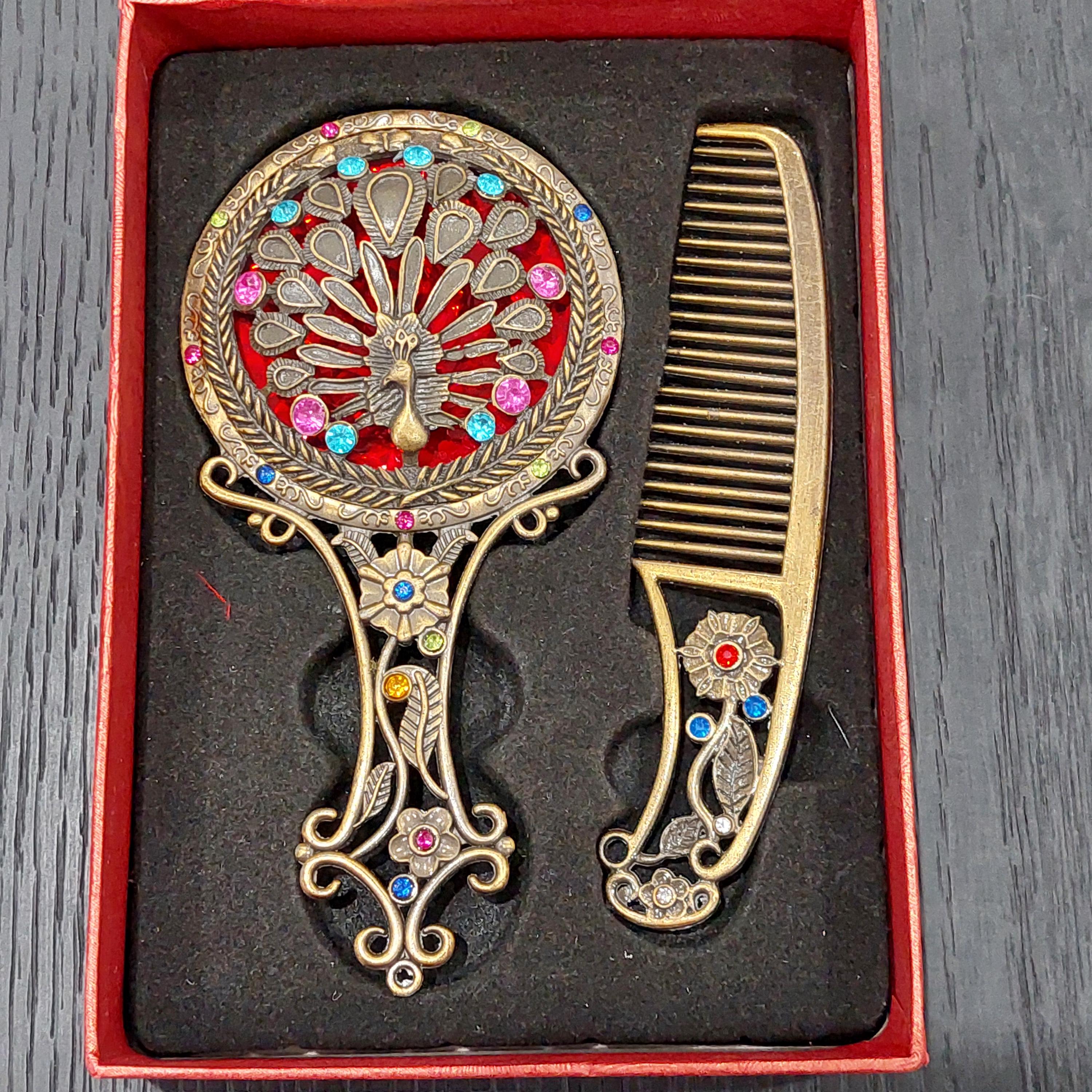 Peacock Vanity Set - Etsy display picture 2