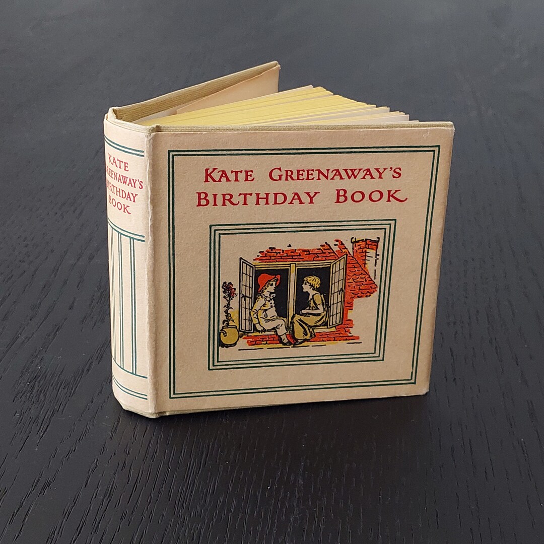 Vintage Kate Greenaway's Birthday Book With Jacket, Rhyme and Picture ...