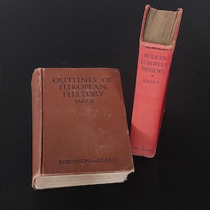 Vintage European History Books: 1919-1927