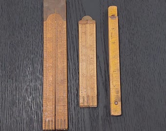 Folding Ruler Made in Holland, 1950's Metior 36