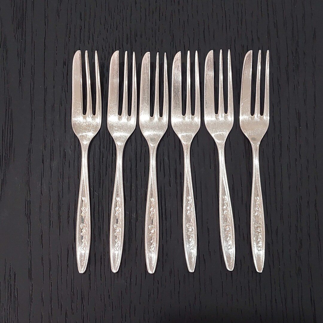 Dessert Forks Vintage Stanley Rogers gloucester Plate EPNS A1 Sheffield